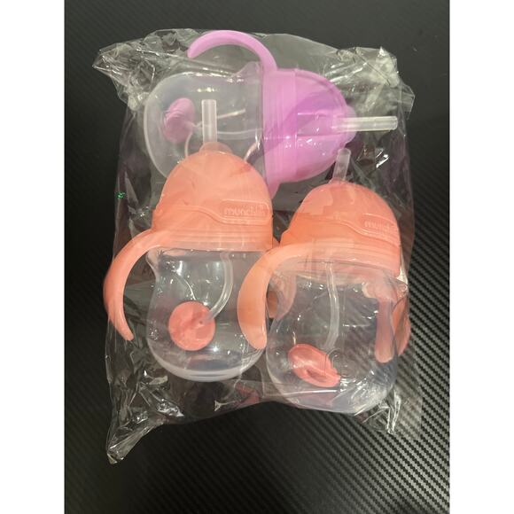 Munchkin Any Angle Sippy Cup for Toddlers, Weighted Straw Trainer Cup 3 Pack - Picture 4 of 4